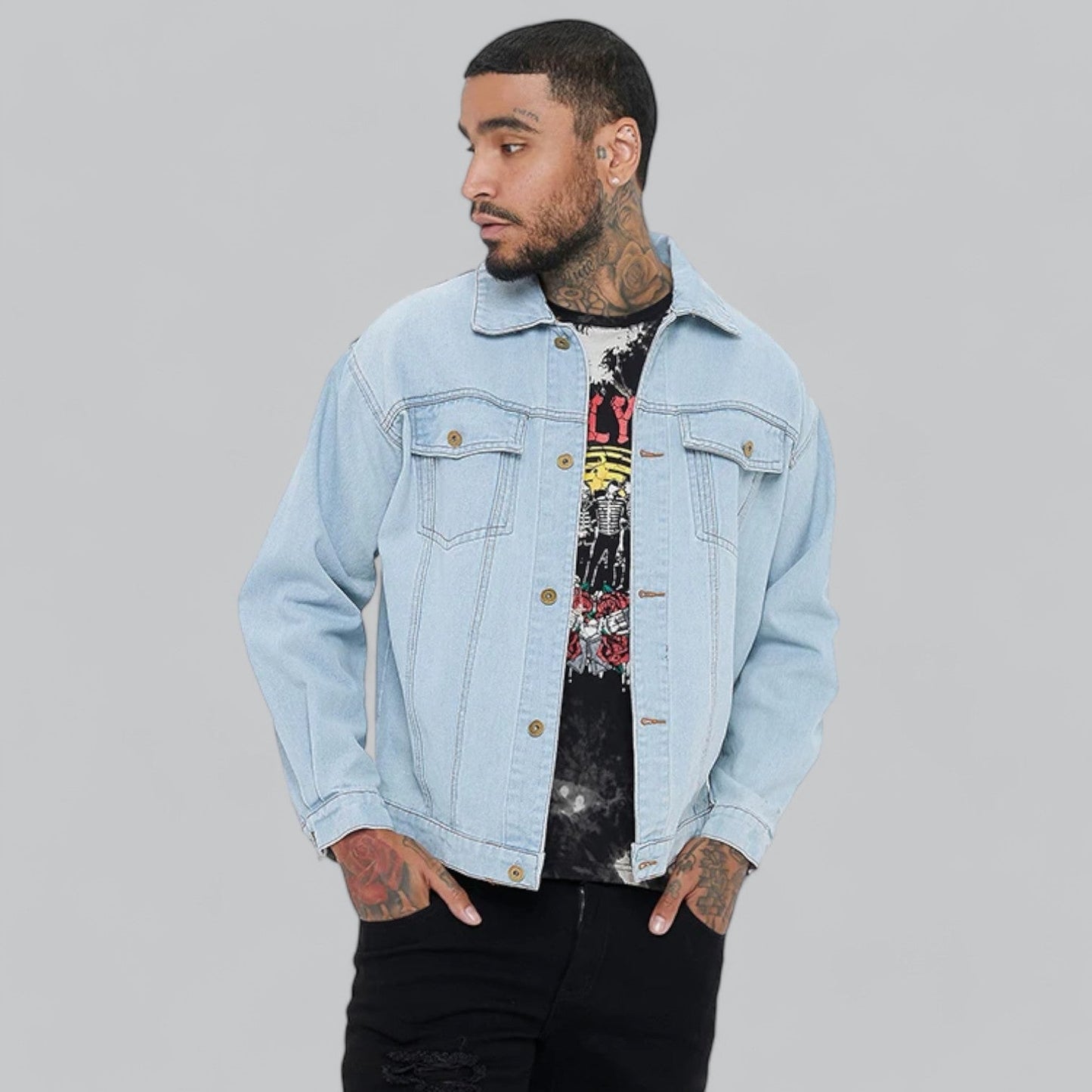 Mike | Bekväm jeansjacka för män