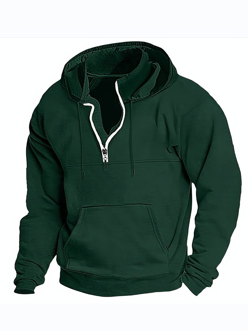Herrar Hoodie Avslappnad Bomull för Fritid och Aktiviteter
