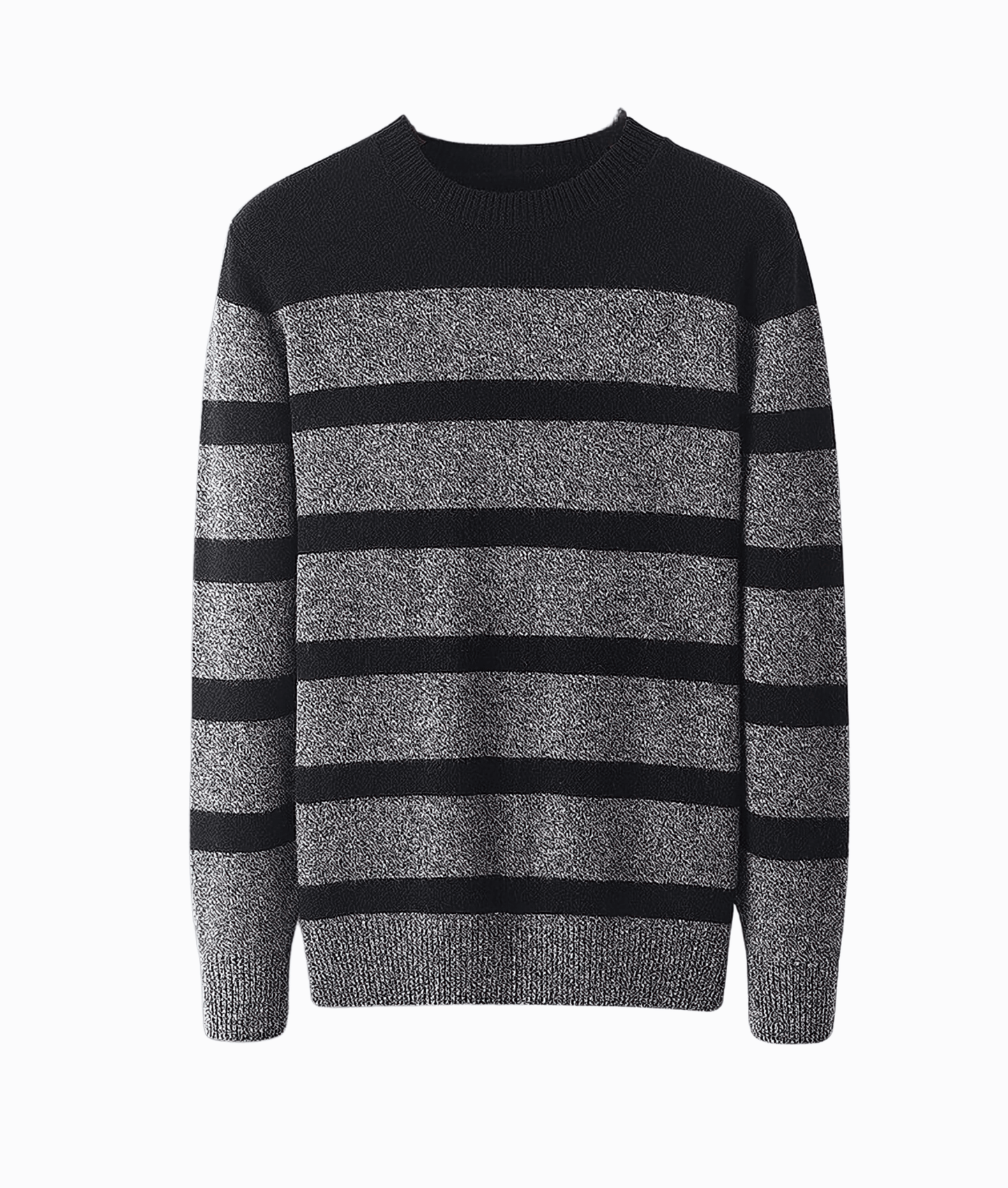 STRIPED CREWNECK