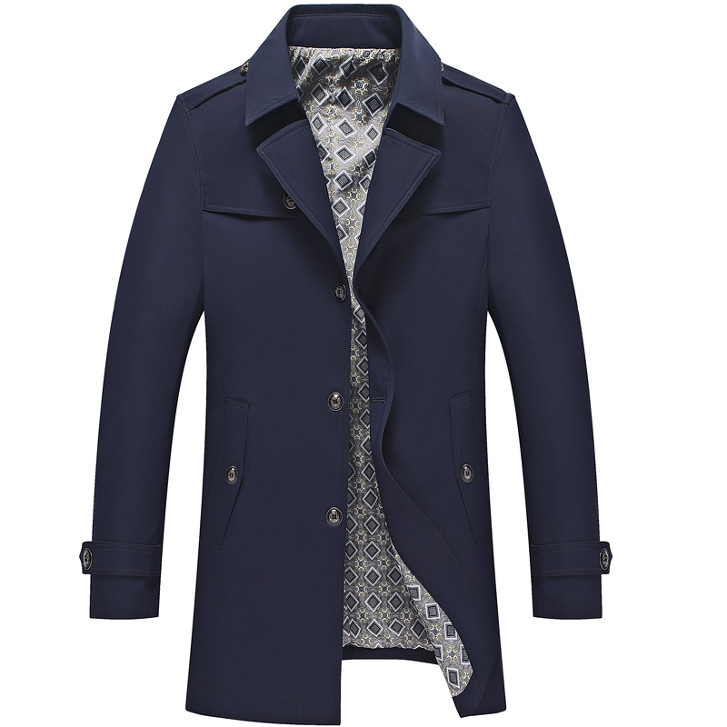 Maxi | Stilfull vinter trenchcoat för män
