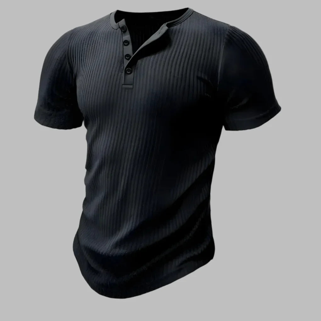 Herr-T-shirt med muskelfit