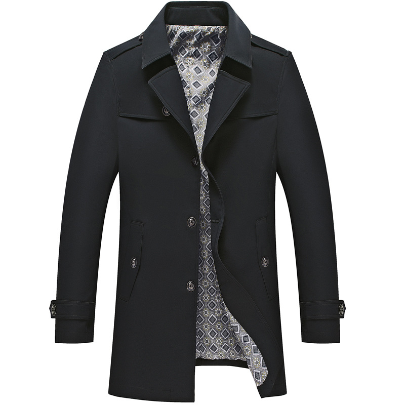 Maxi | Stilfull vinter trenchcoat för män