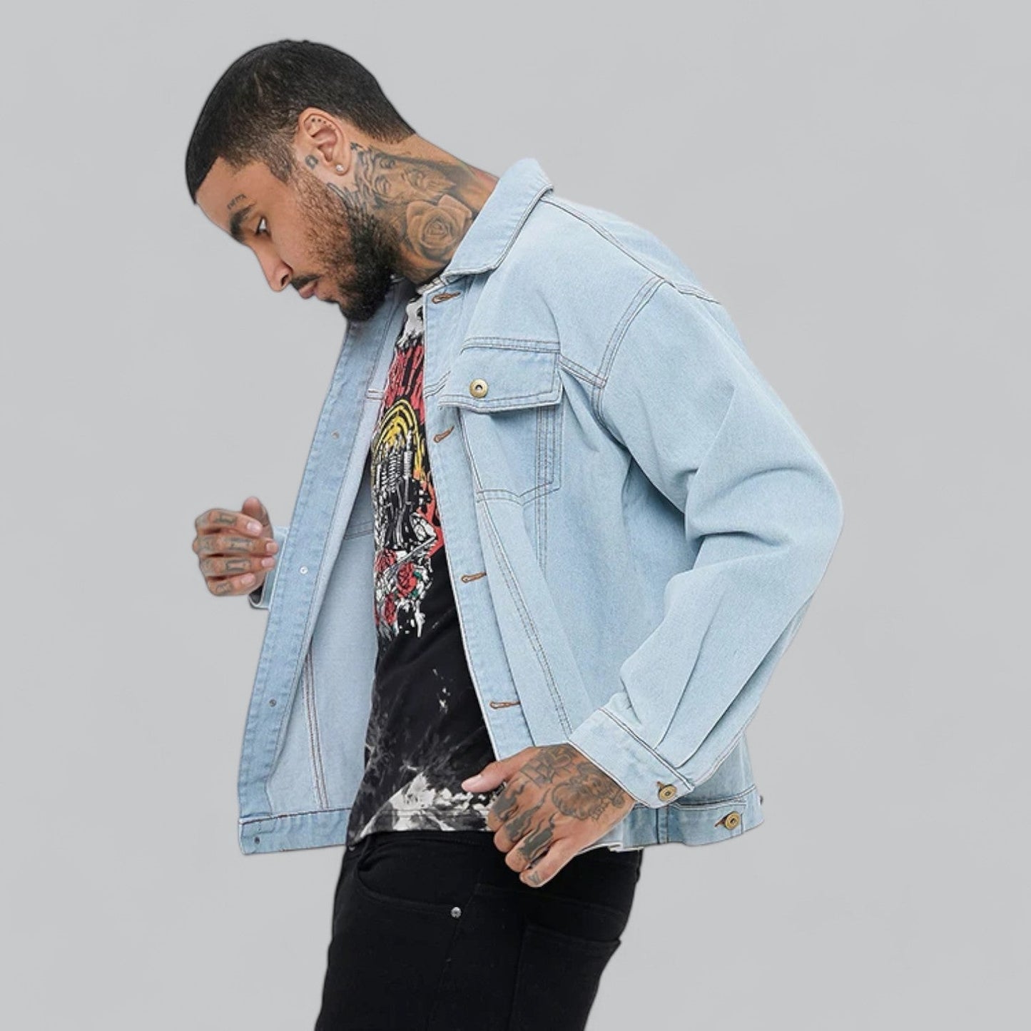 Mike | Bekväm jeansjacka för män
