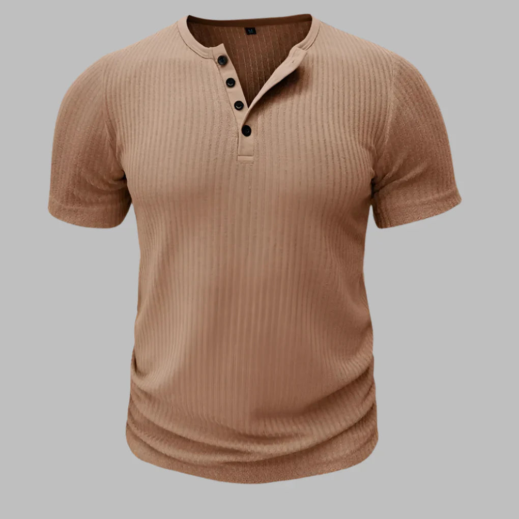 Herr-T-shirt med muskelfit