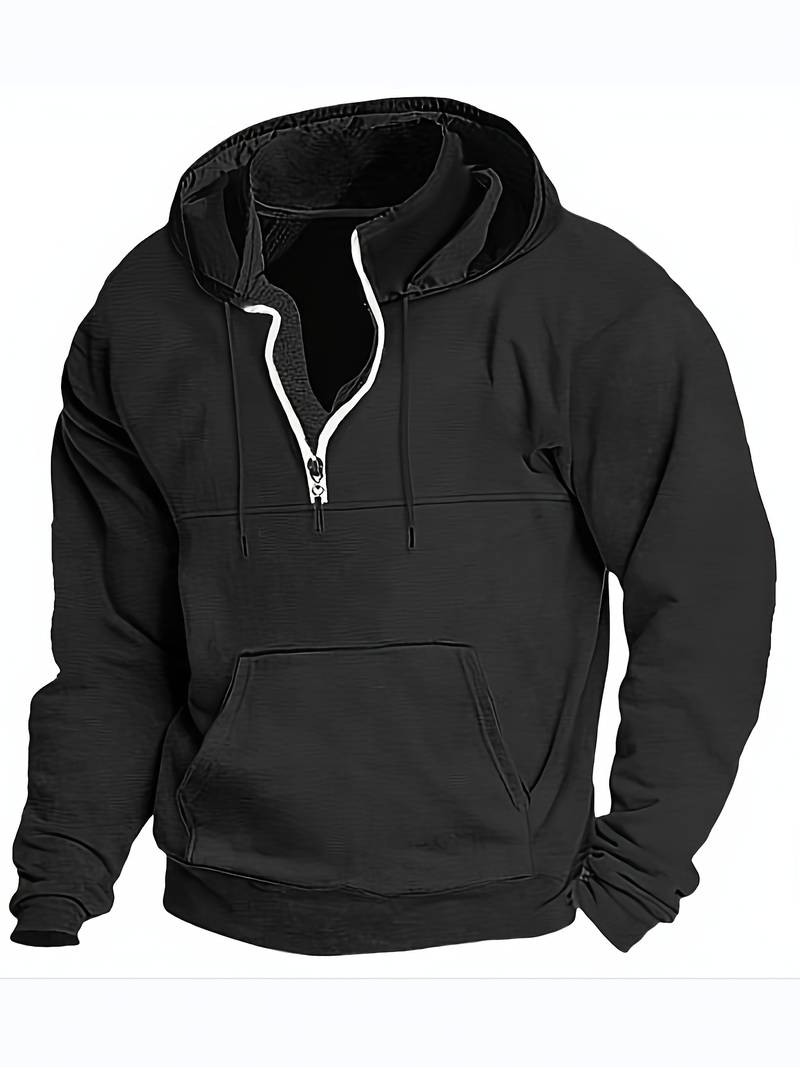 Herrar Hoodie Avslappnad Bomull för Fritid och Aktiviteter