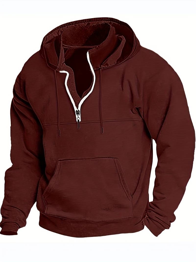Herrar Hoodie Avslappnad Bomull för Fritid och Aktiviteter