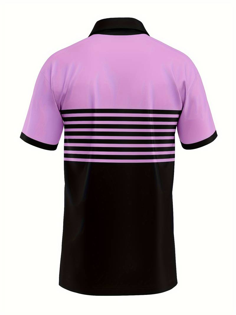 Golf t-shirt med randtryck - Theo