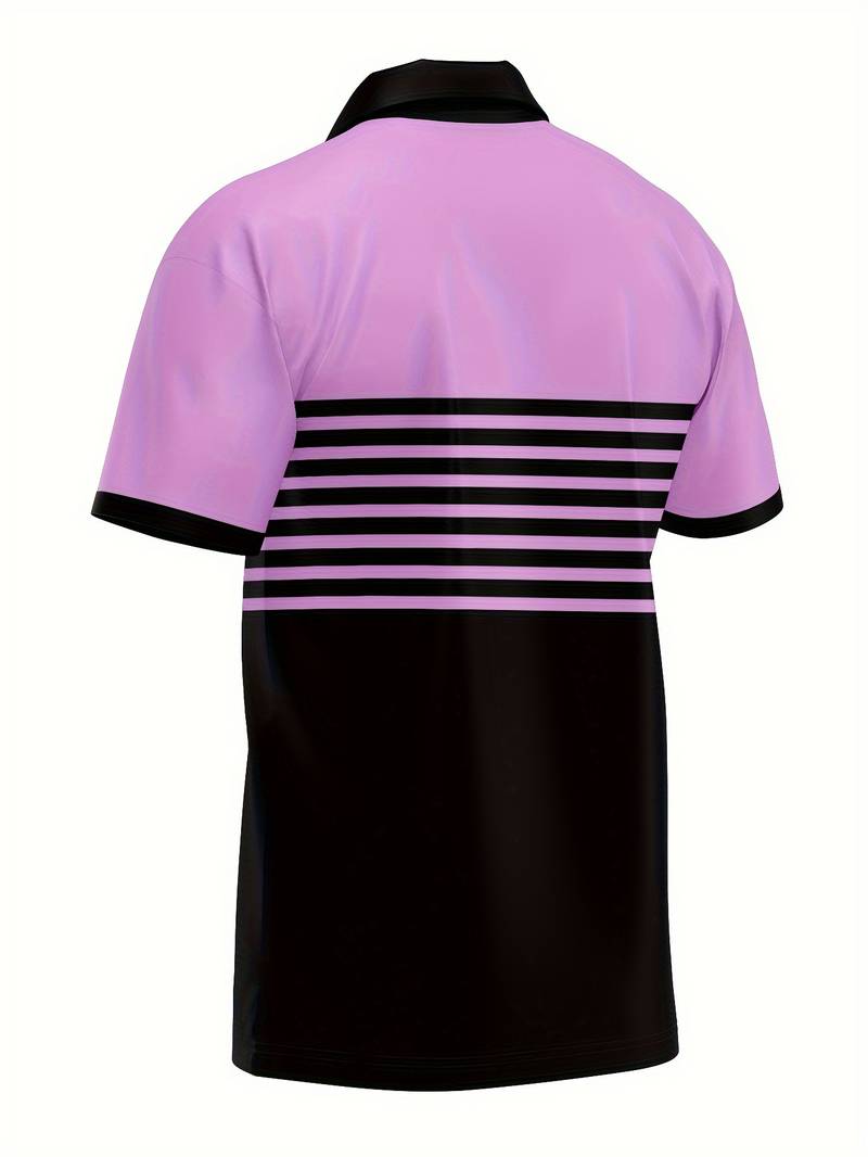 Golf t-shirt med randtryck - Theo