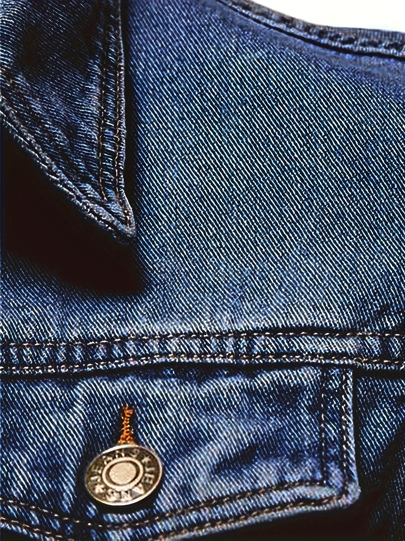 Retro Jeansjacka | Tidlös Denimjacka för Herr & Dam