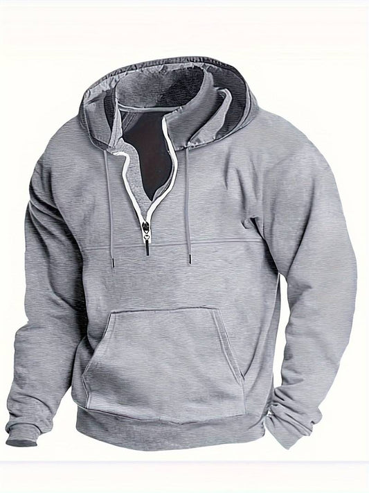 Herrar Hoodie Avslappnad Bomull för Fritid och Aktiviteter