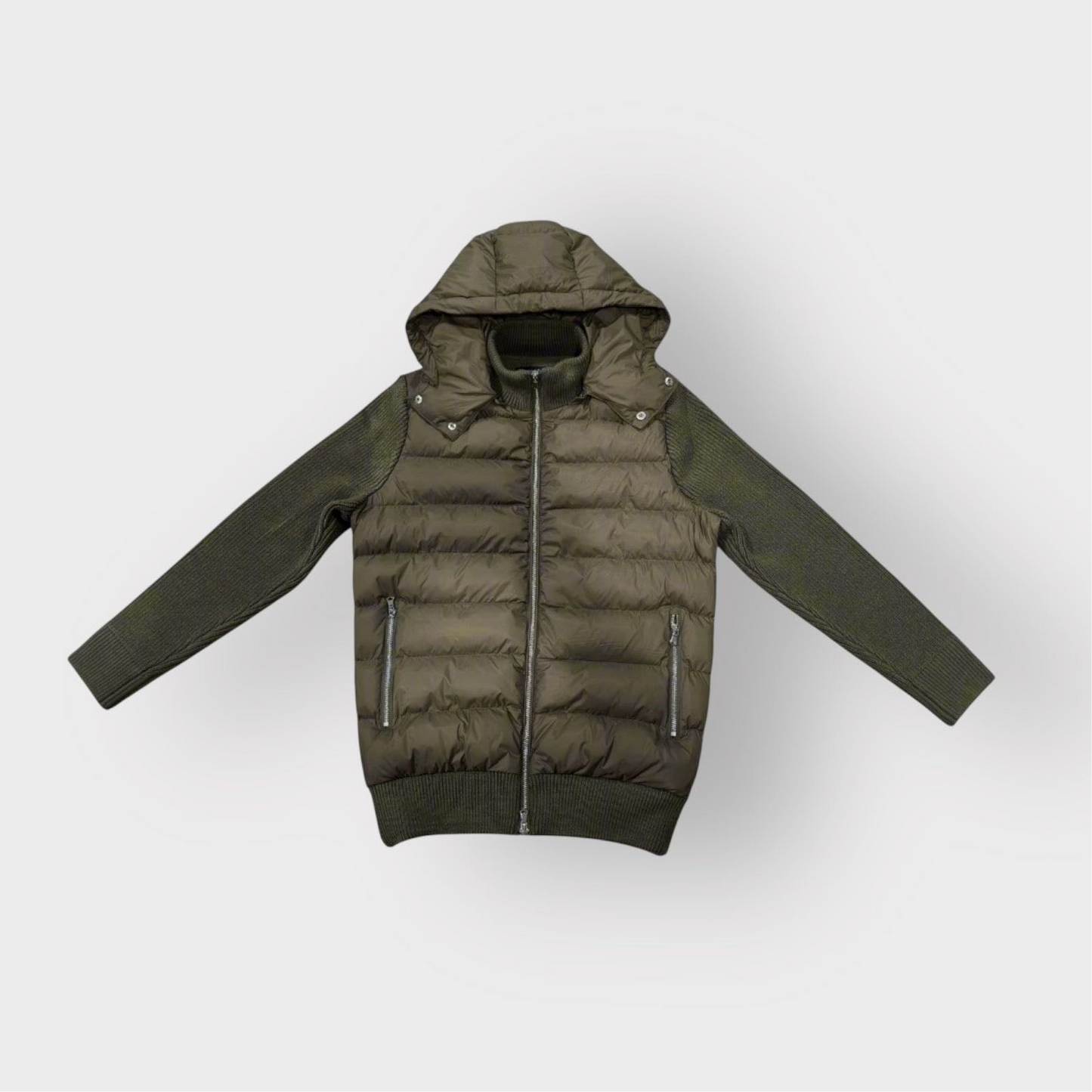 Military Green Cardigan