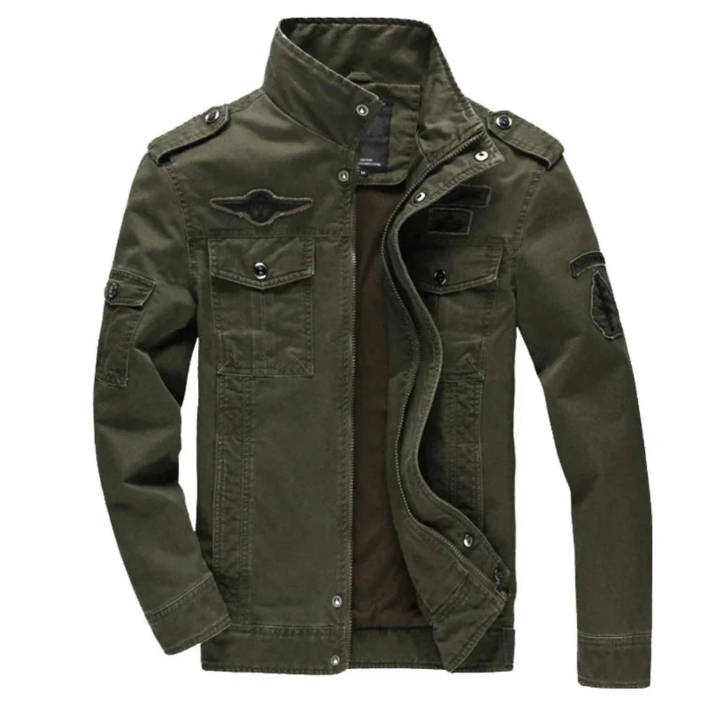 Långärmad motorcykeljacka för män | Casual Edge