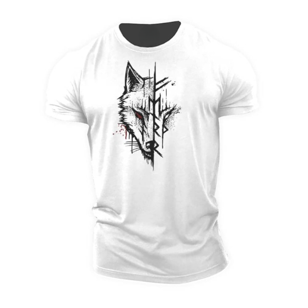 Herr-T-shirt med korta ärmar i mjukt tyg