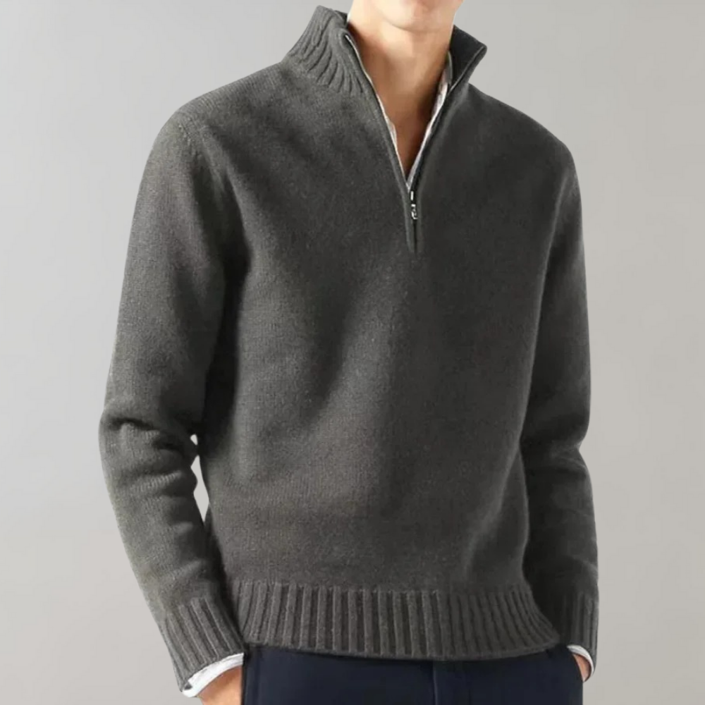 Fleece Zip Tröja för Herr | Perfekt för Utomhusaktiviteter