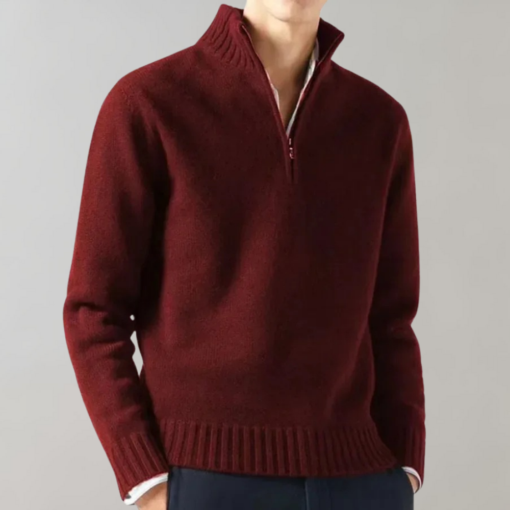 Fleece Zip Tröja för Herr | Perfekt för Utomhusaktiviteter