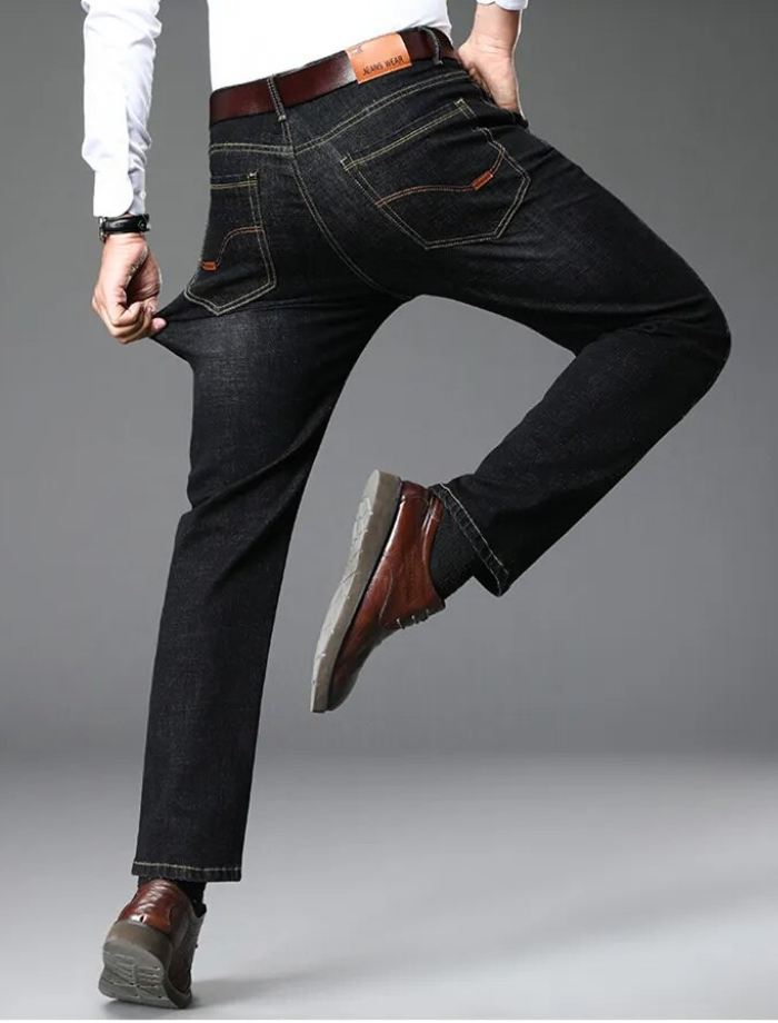Herrar Jeans Stretchig Design i Bomull
