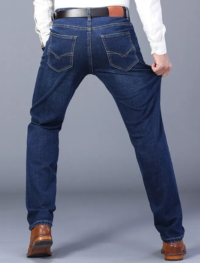 Herrar Jeans Stretchig Design i Bomull