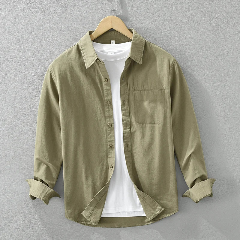 Herrskjorta Casual Stil Mjuk Material för Män