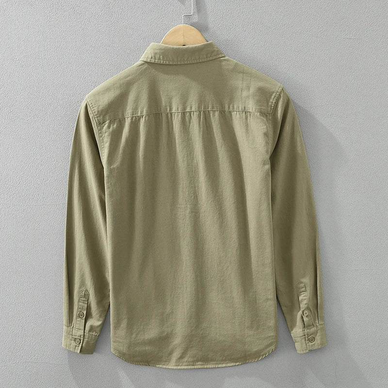 Herrskjorta Casual Stil Mjuk Material för Män