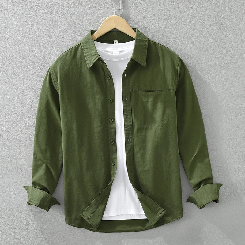 Herrskjorta Casual Stil Mjuk Material för Män