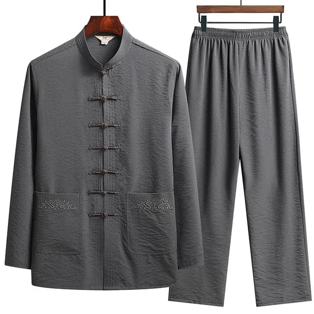 Fusion Oriental Linen Långärmad Set - Rutger