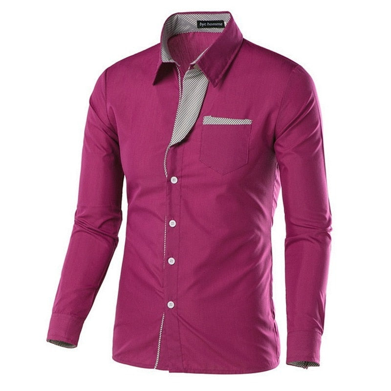 Slim Fit långärmat för män