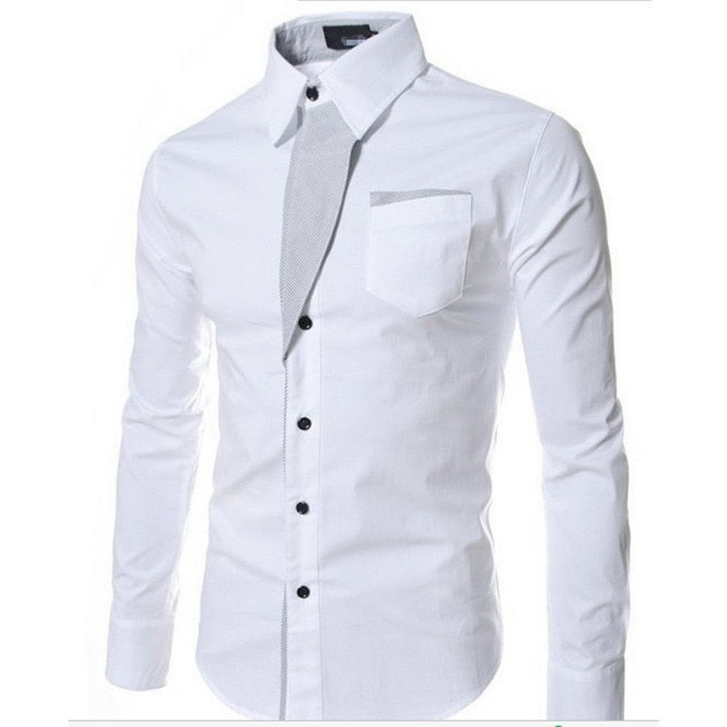 Slim Fit långärmat för män
