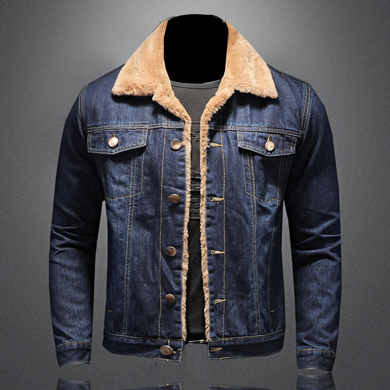Herr Denimjacka Milano-stil