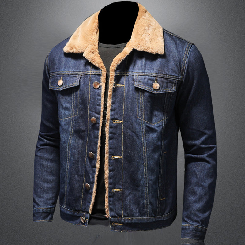 Herr Denimjacka Milano-stil