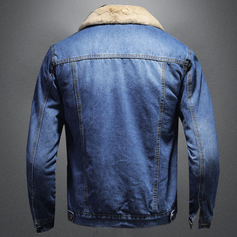 Herr Denimjacka Milano-stil