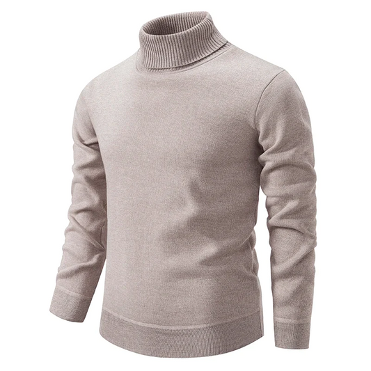 Herr Tröja i Ullblandning med Polokrage – Klassisk och Bekväm Design