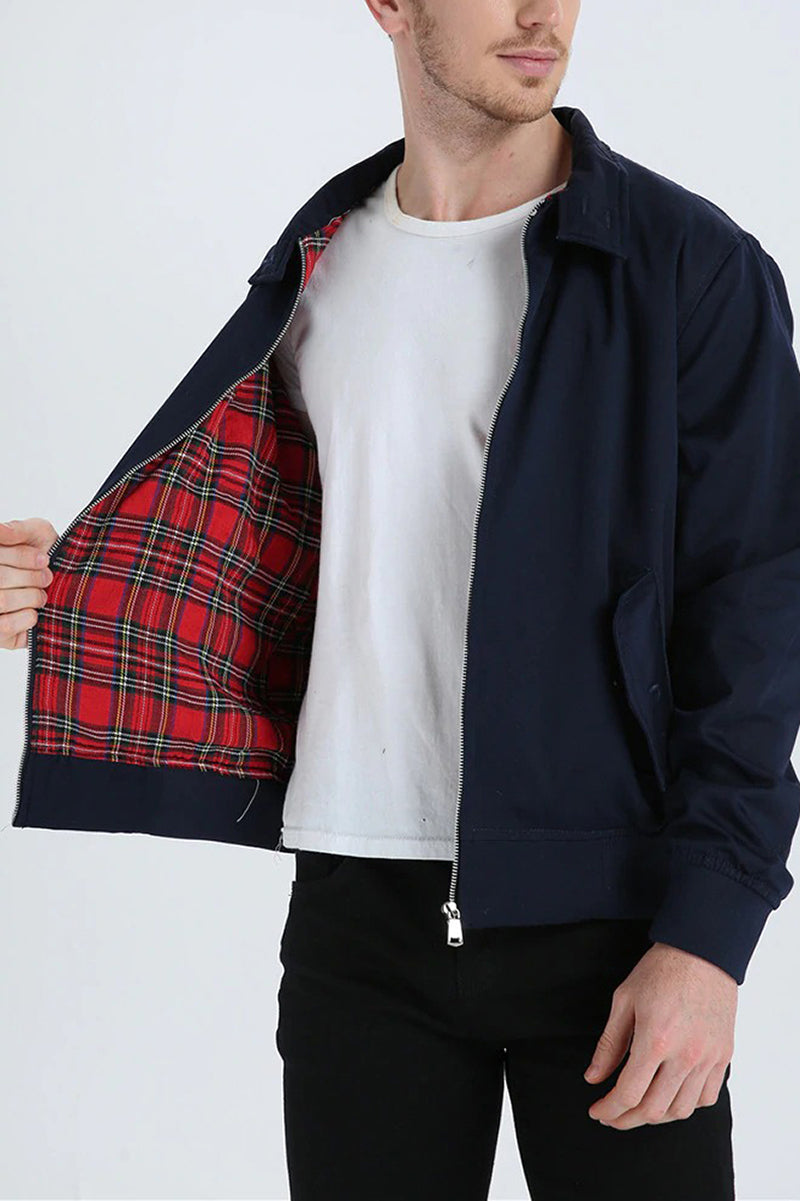 Herrarnas Harrington-Jacka med Klassisk Design