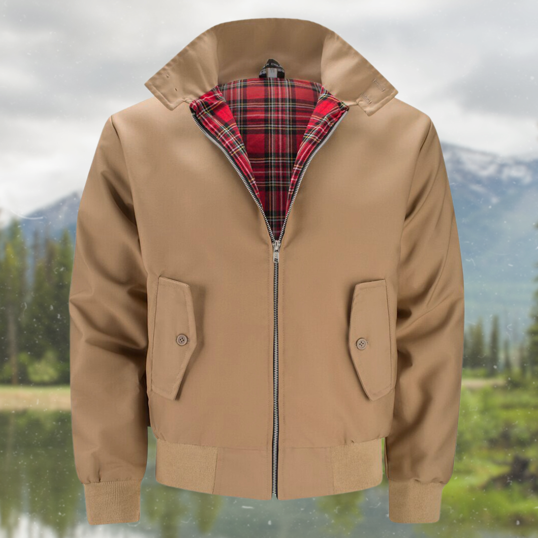 Herrarnas Harrington-Jacka med Klassisk Design