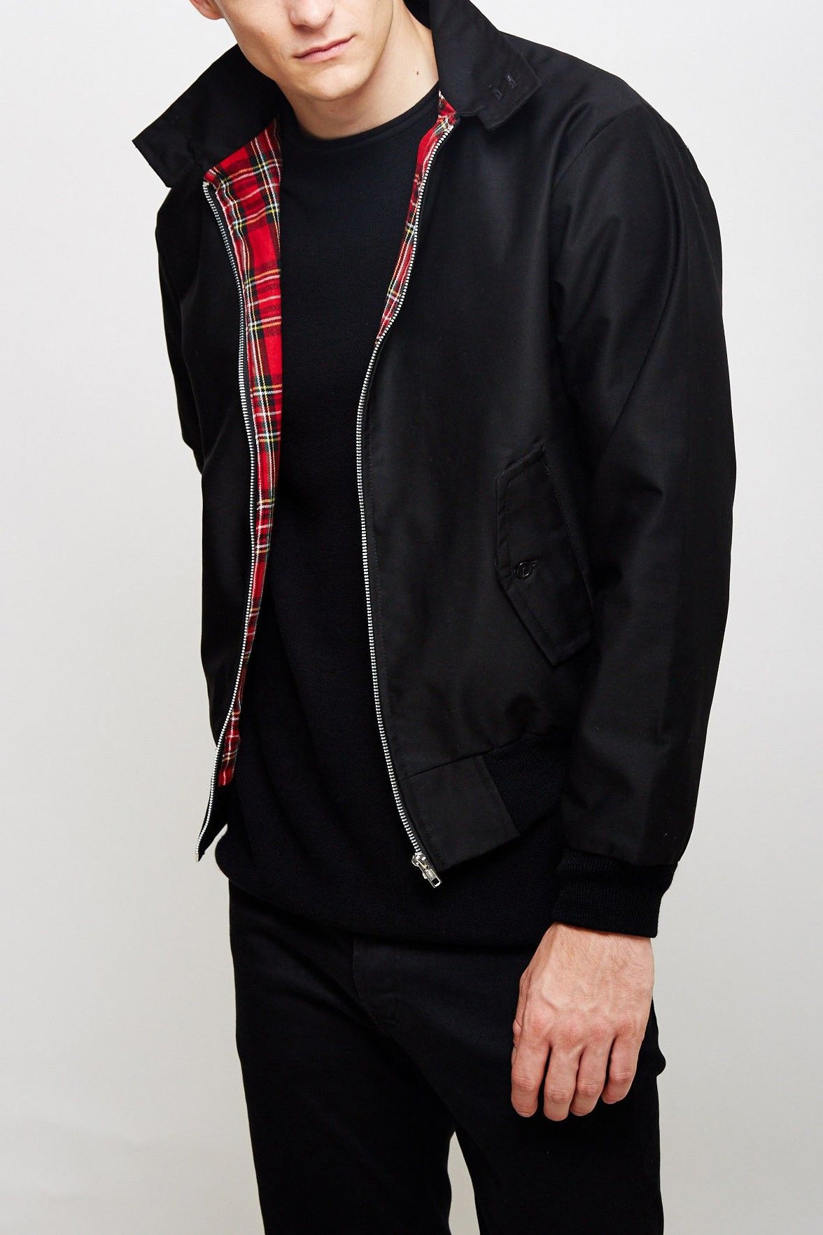 Herrarnas Harrington-Jacka med Klassisk Design