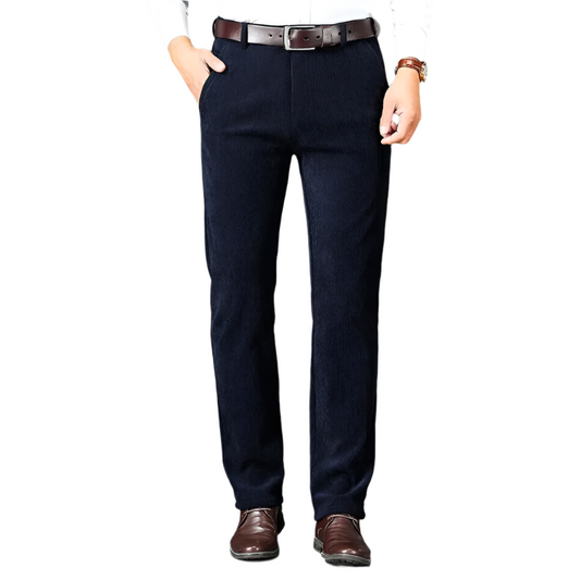 Herrbyxor Corduroy med Fleecefoder