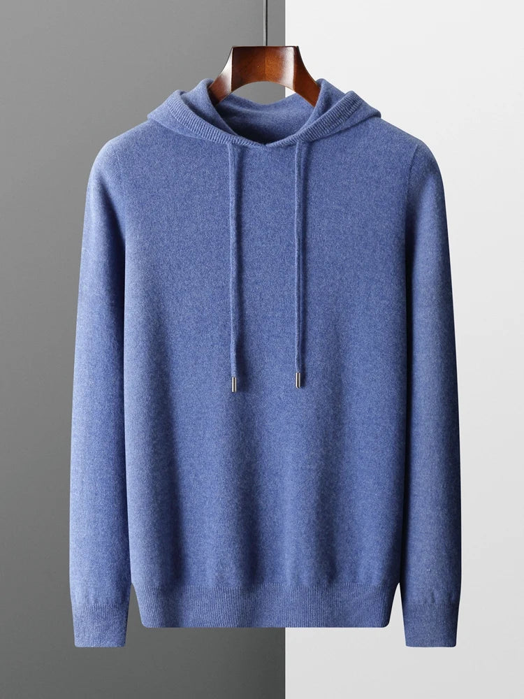 Herrarnas hoodie i ull