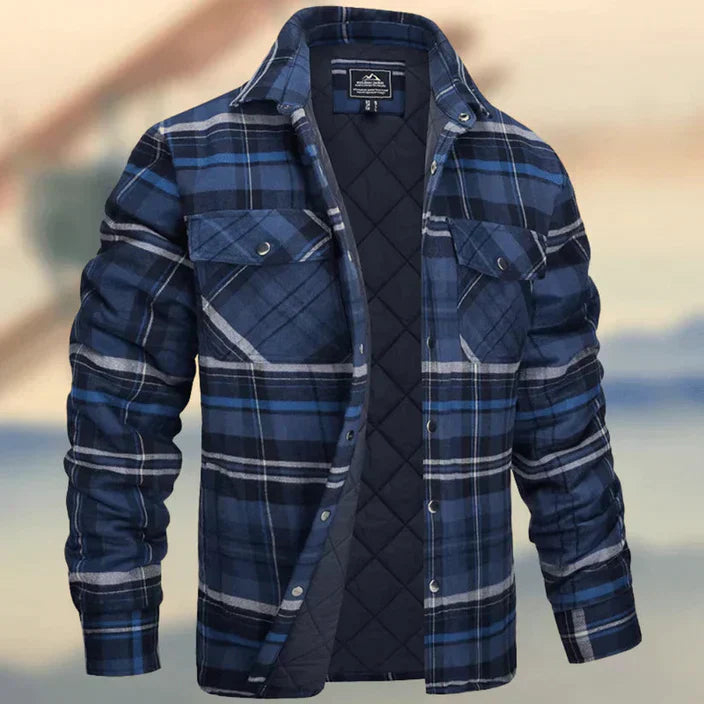 LEVIAN™ | Varm och Trendig Rutig Jacka för Höst & Vinter