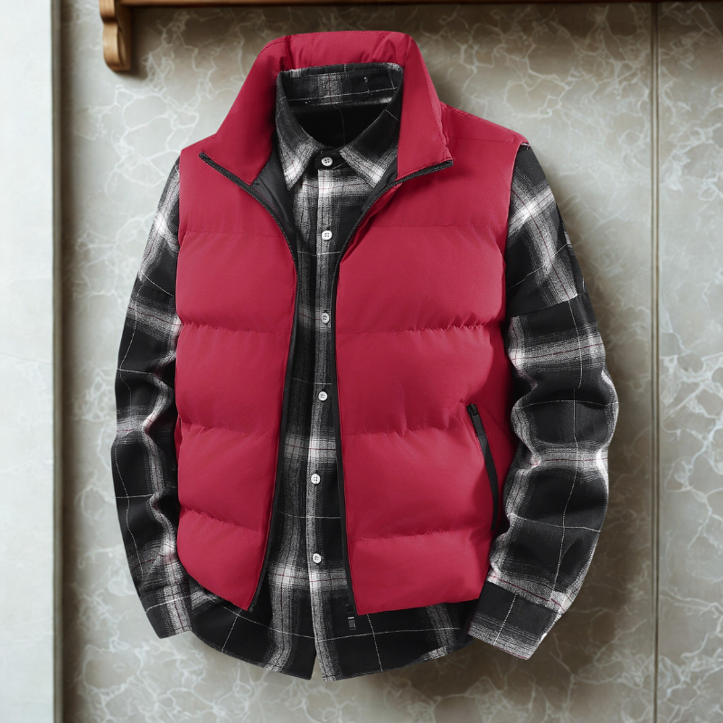 Herrväst – Vadderad Puffer väst – Regular Fit –