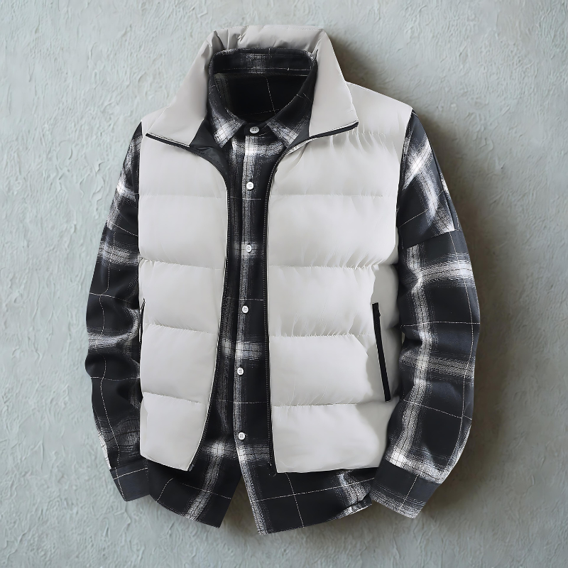 Herrväst – Vadderad Puffer väst – Regular Fit –