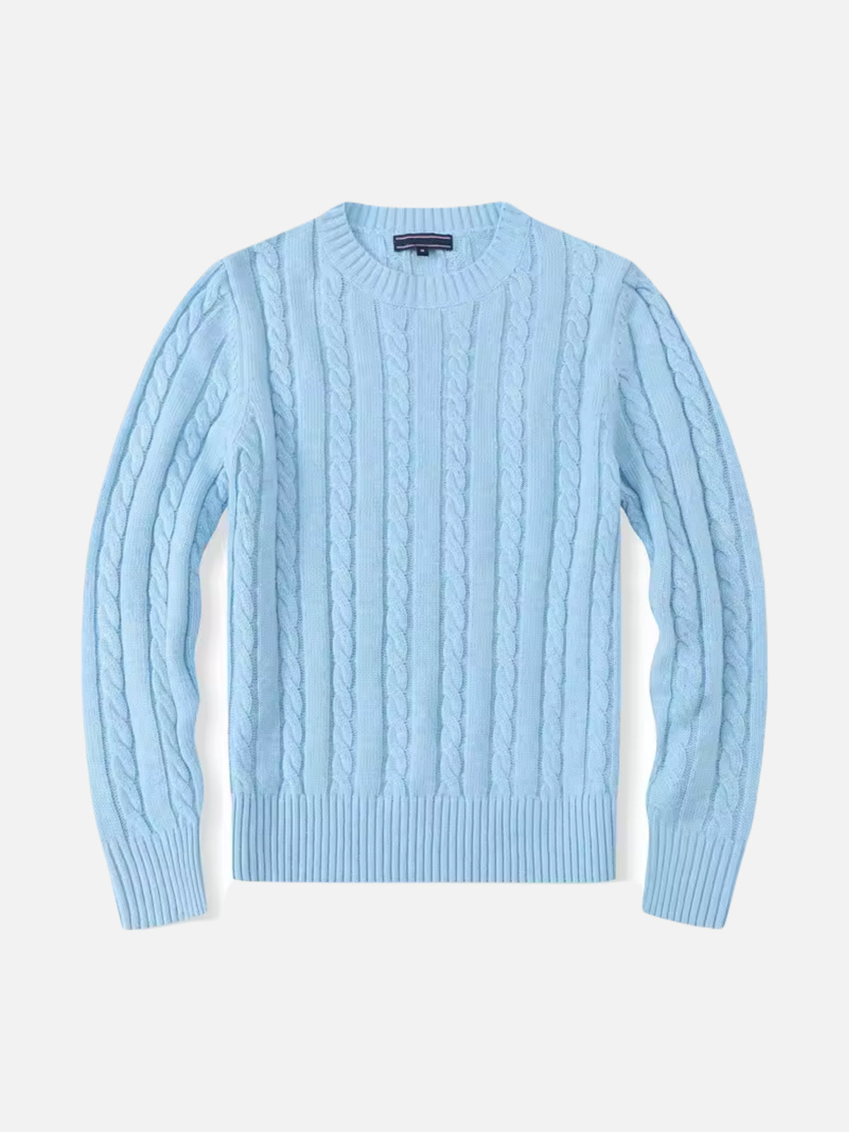 GIANO - CREWNECK GENSER FLETTEMØNSTER
