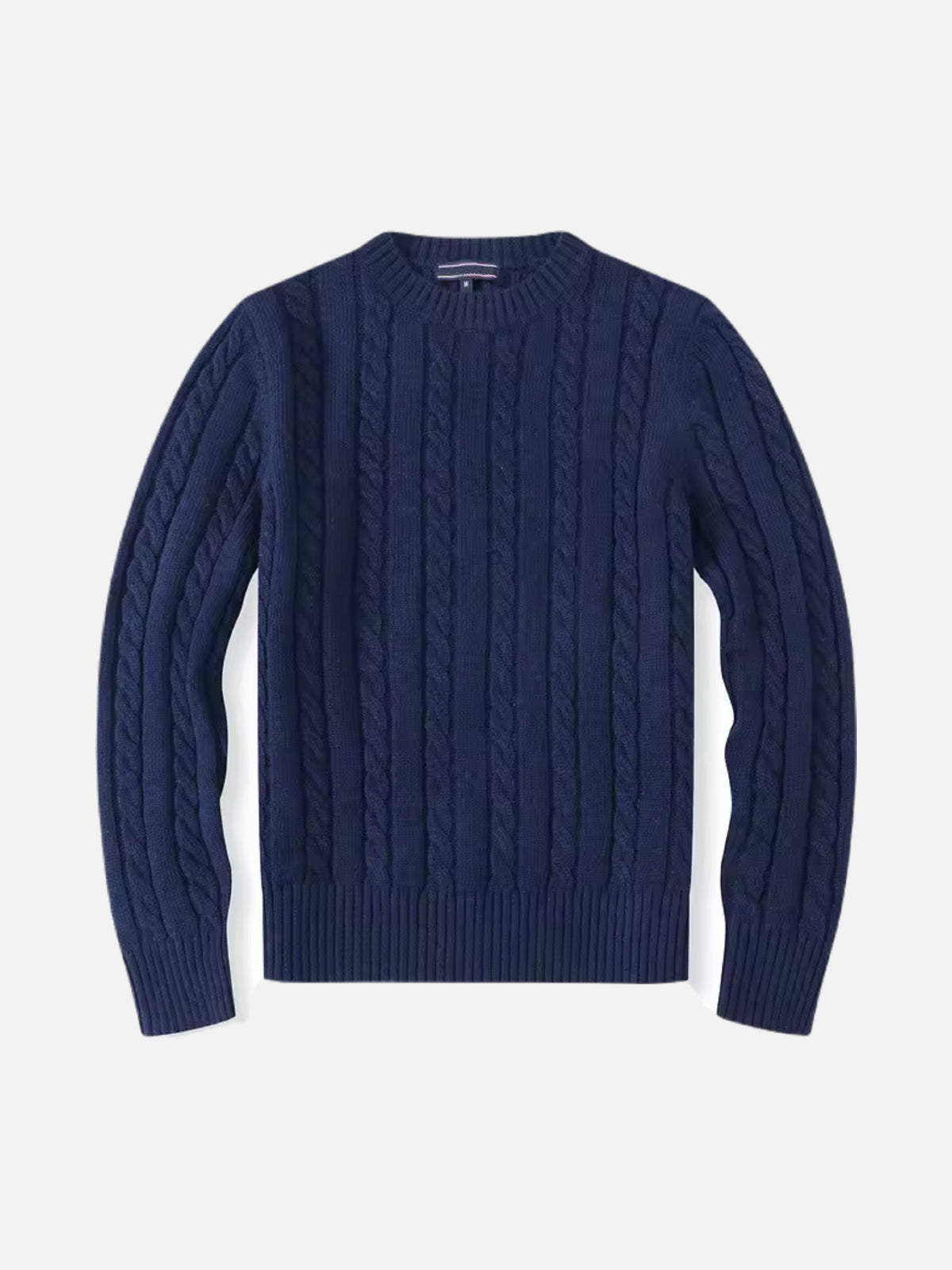 GIANO - CREWNECK GENSER FLETTEMØNSTER