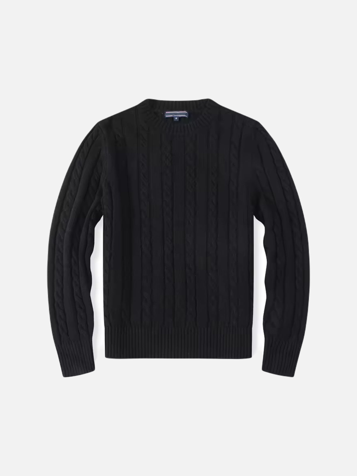 GIANO - CREWNECK GENSER FLETTEMØNSTER