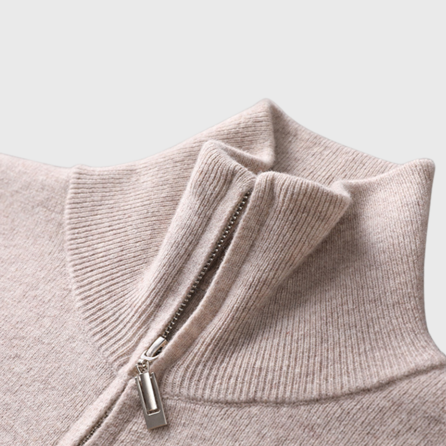 STICKAD CARDIGAN OFF-WHITE
