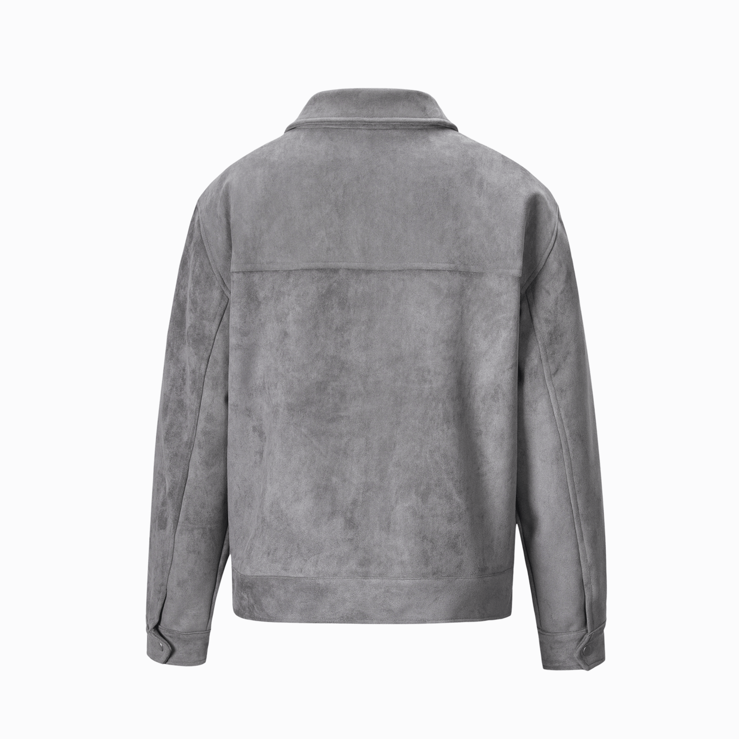 SUEDE JACKET - Grey