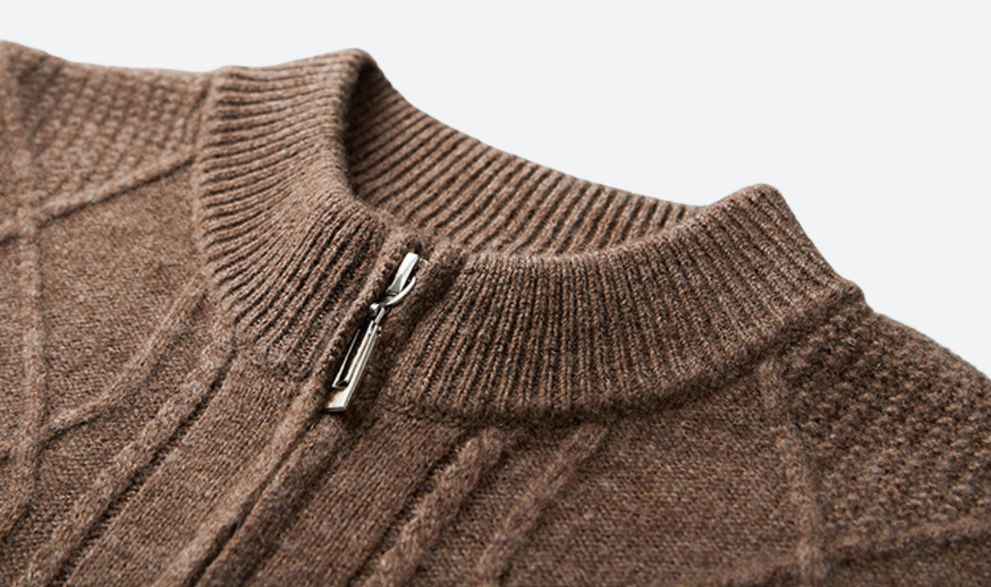 FULL ZIP BRUN