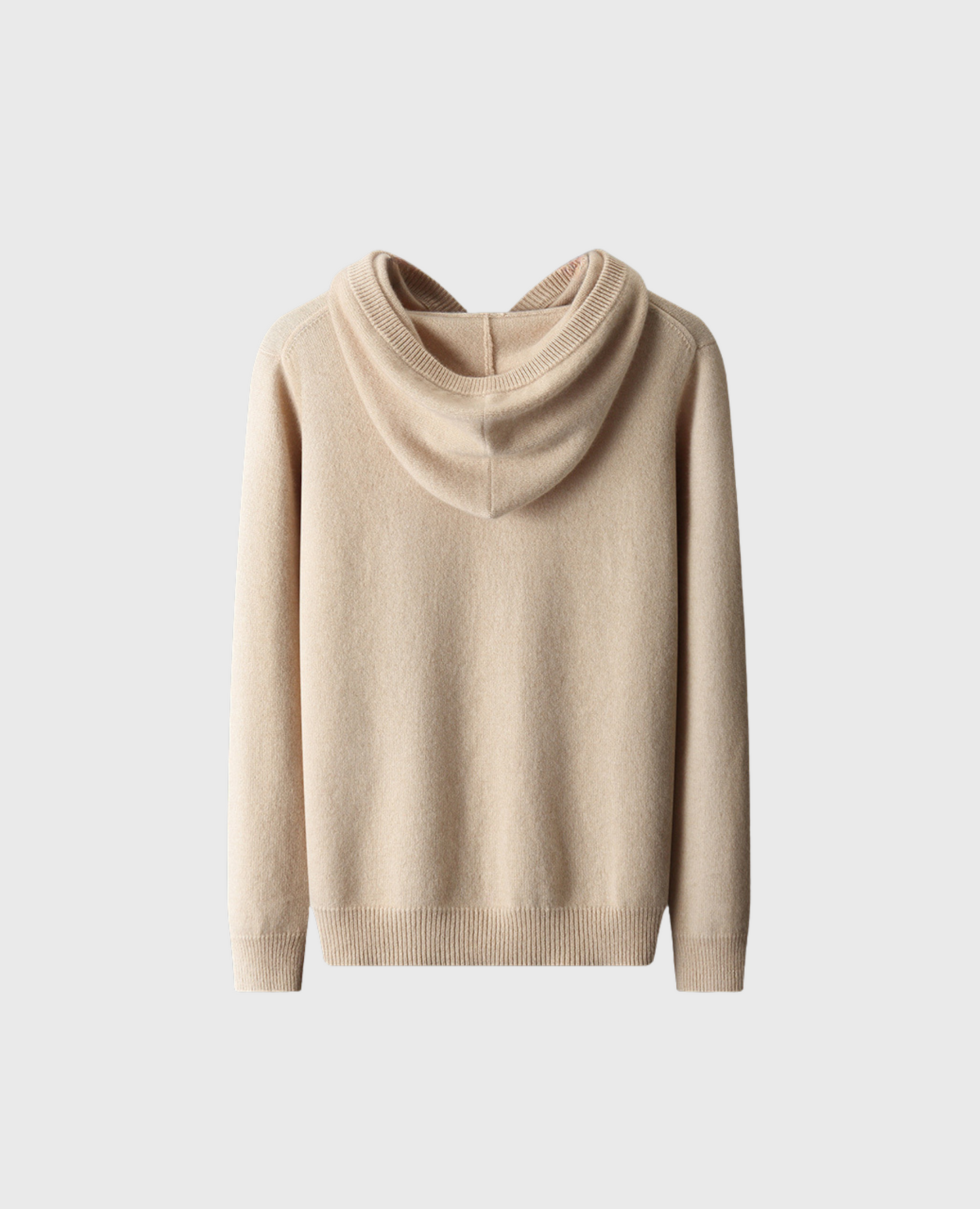 MERINO HOODIE BEIGE
