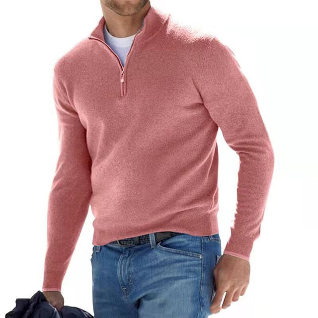Elliot | Zippad V-ringad Tröja