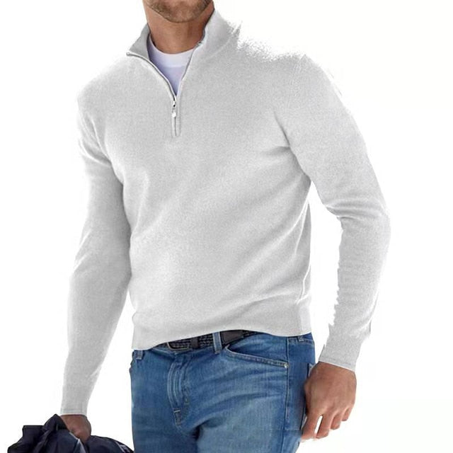 Elliot | Zippad V-ringad Tröja