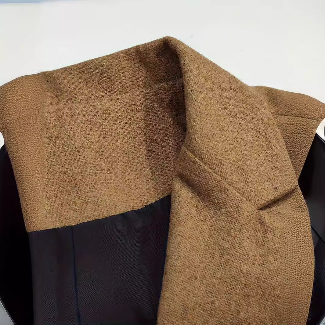 Herrväst – Slim Fit – Knäppning Fram – Modern stil