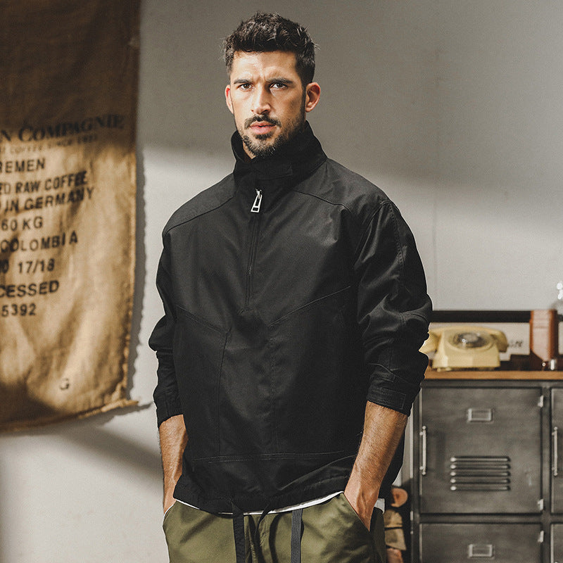 Herrjacka utomhus – Vind- och vattenavvisande – Avslappnad passform – Funktionell stil